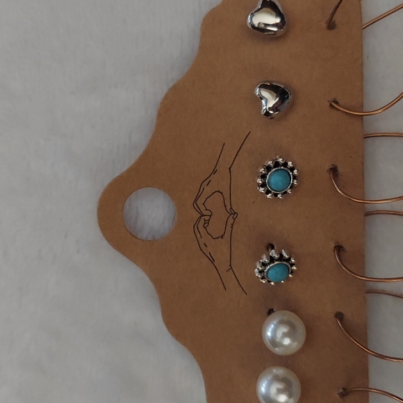 Earrings 6 pairs - Picture 5 of 6